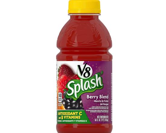 Order V8 Splash Berry Blend 16 fl oz.  food online from Central Liquor Market store, Los Angeles on bringmethat.com