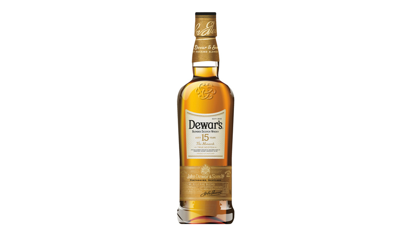 Order Dewar's The Monarch Blended Scotch Whisky 15 Year 750mL food online from Liquor Palace store, Burbank on bringmethat.com