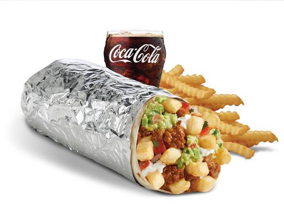 Order Epic Beyond Cali Burrito Meal food online from Del Taco store, St. George on bringmethat.com