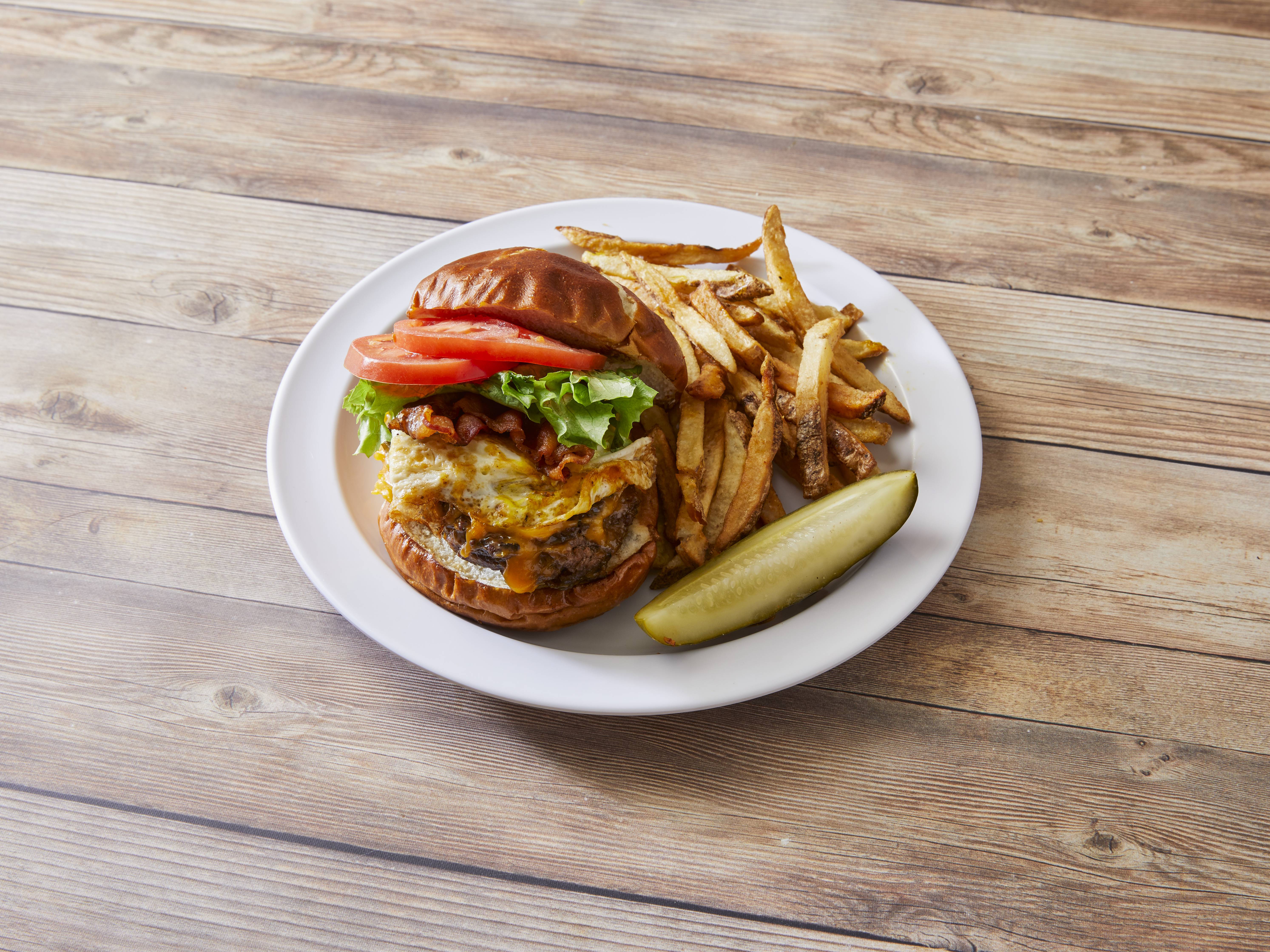 Order Union Classic Burger food online from Union Ale House & Pub store, Prospect Heights on bringmethat.com