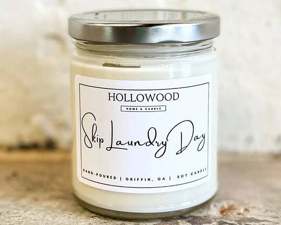 Order Hollowood Home and Candle SKIP LAUNDRY DAY (7 oz) food online from Trio Pharmacy store, Columbus on bringmethat.com