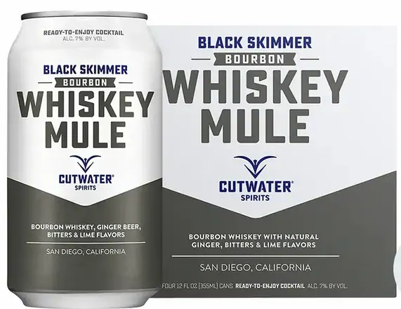 Order Cutwater Vodka  Mule 7% abv 12oz 4 Pack cans food online from Sousa Wines & Liquors store, Mountain View on bringmethat.com