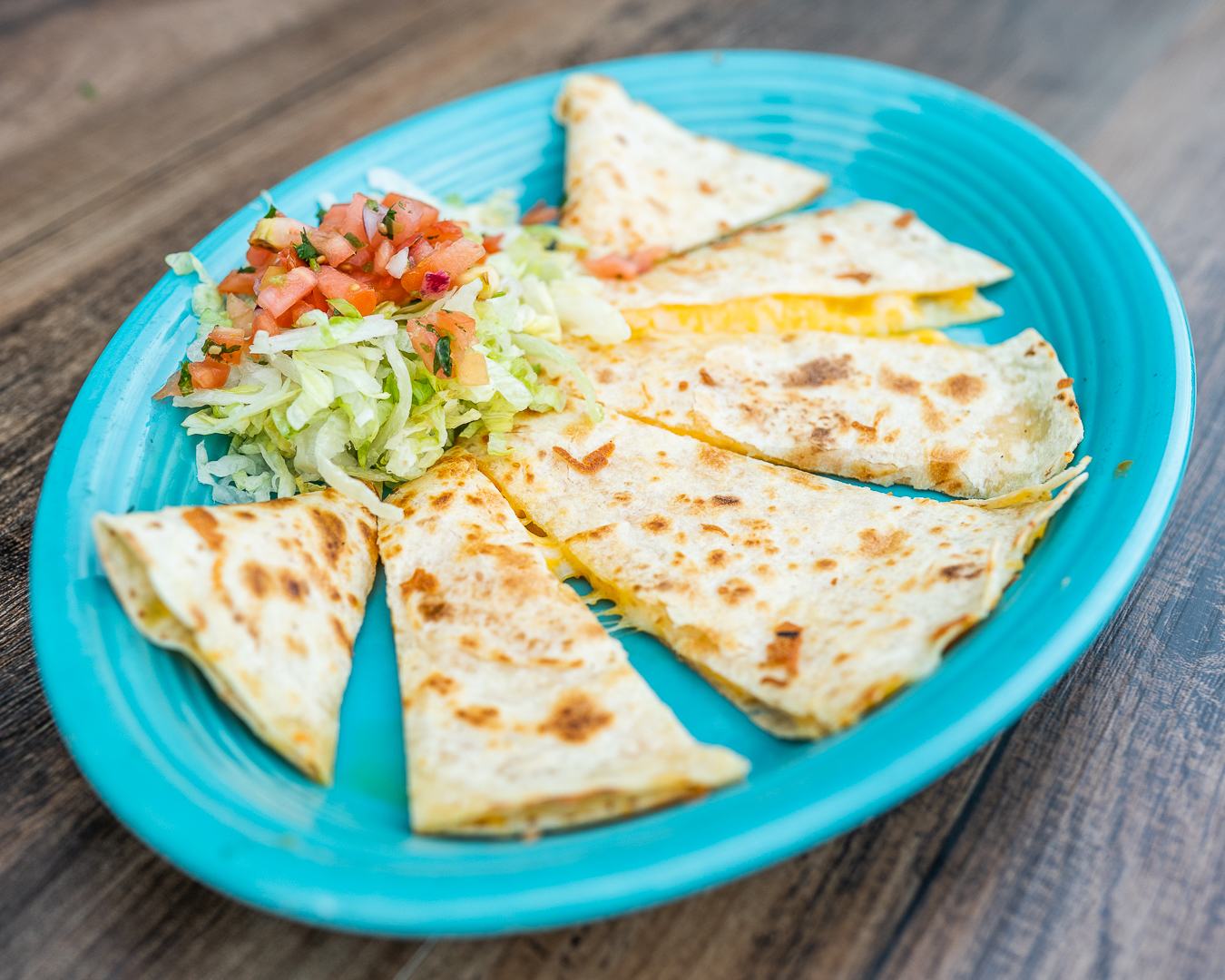 Order Cheese Only Quesadilla food online from Chile Verde Cafe - Northwest store, Columbus on bringmethat.com