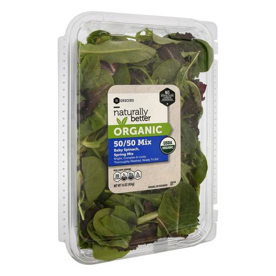 Order Se Grocers · Organic Baby Spinach & Spring Mix (16 oz) food online from Winn-Dixie store, Apollo Beach on bringmethat.com