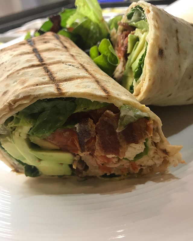 Order Chicken Club Wrap food online from Morning Due Cafe store, San Francisco on bringmethat.com