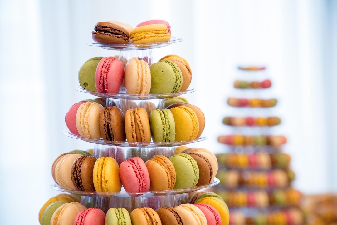 Order Macaron Tower - 240 Macarons food online from Paul French Bakery & Cafe store, Washington on bringmethat.com