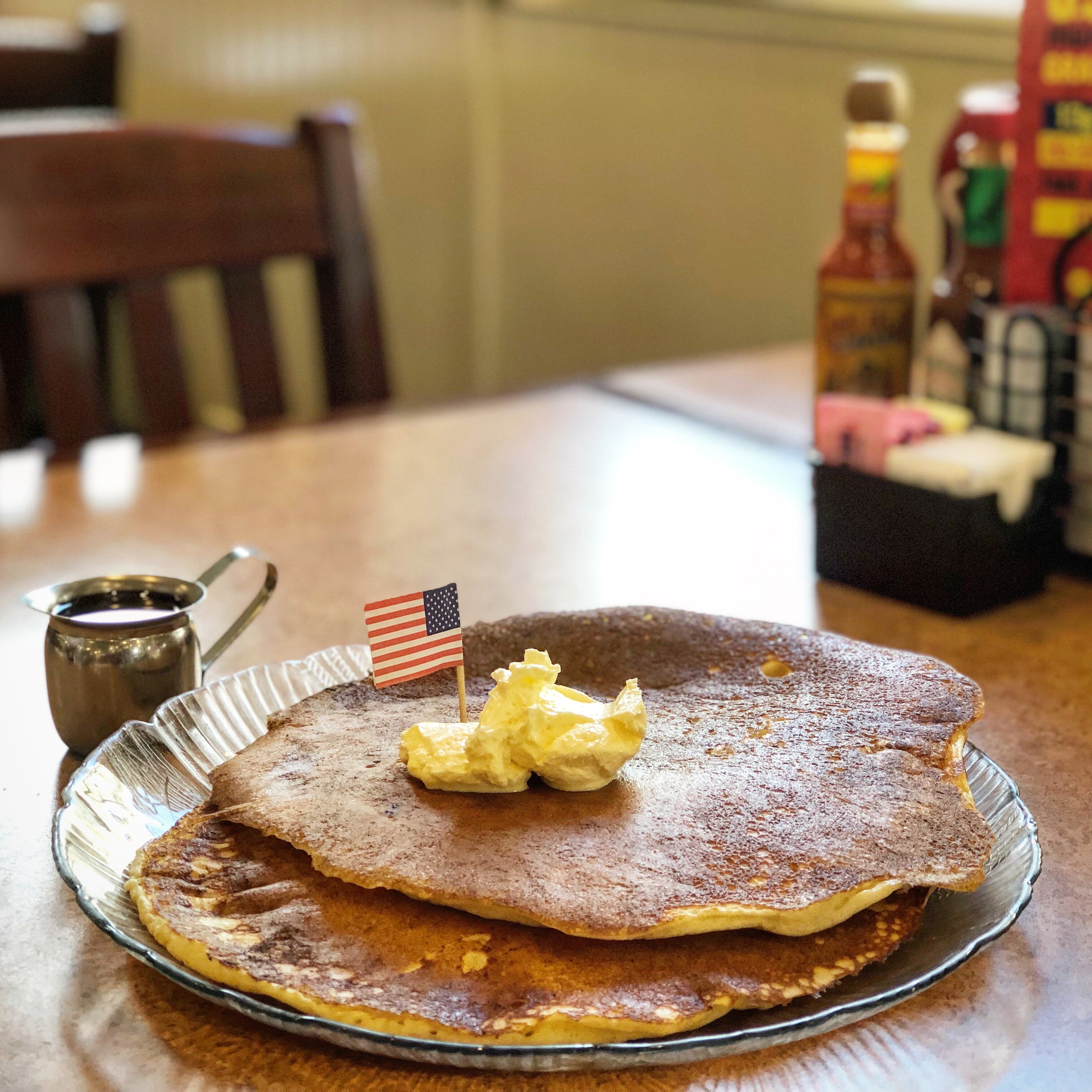 Order 2 Whole Wheat Pancakes food online from Us Egg store, Chandler on bringmethat.com