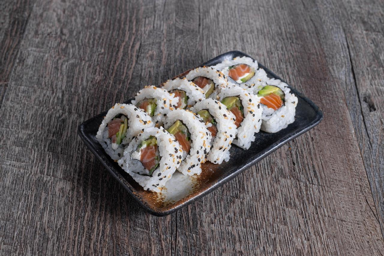 Order Philadelphia roll food online from Fugu Sushi store, San Antonio on bringmethat.com