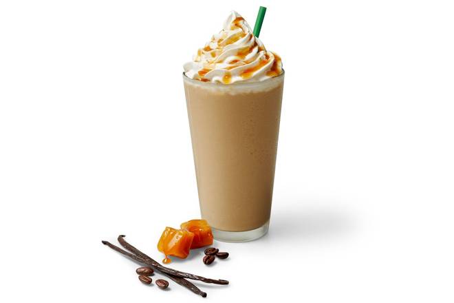 Order Frozen Caramel Vanilla Specialty Latte food online from Krispy Kreme store, Portsmouth on bringmethat.com