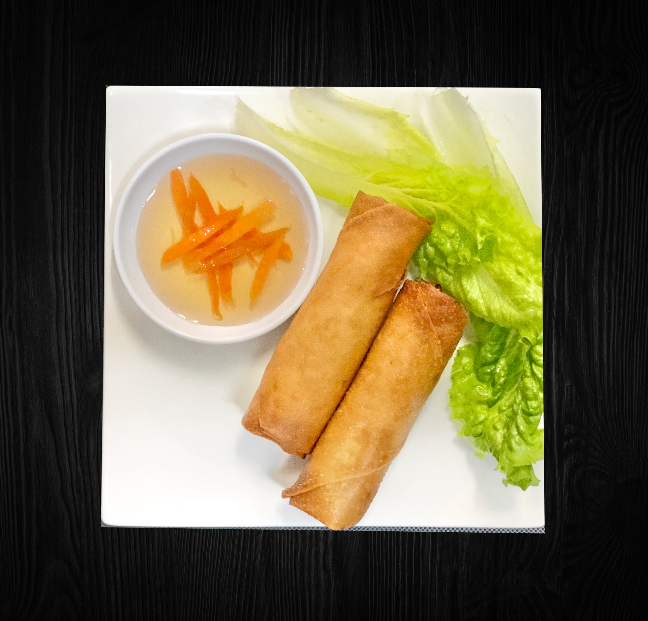 Order Veggie Egg Rolls - Chả Giò Chay (2 rolls) food online from Pho House 99 store, Garden Grove on bringmethat.com