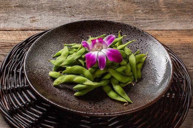 Order Edamame food online from Yama Sushi Roll House store, Virginia Beach on bringmethat.com