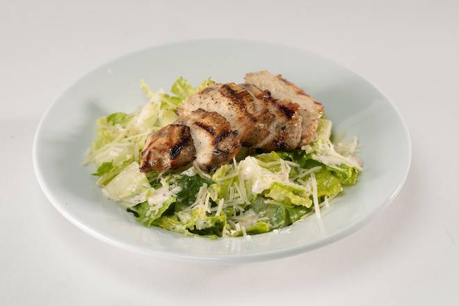 Order GF GRILLED CHICKEN CAESAR SALAD (Half Portion) food online from Glory Days Grill store, Brentsville on bringmethat.com