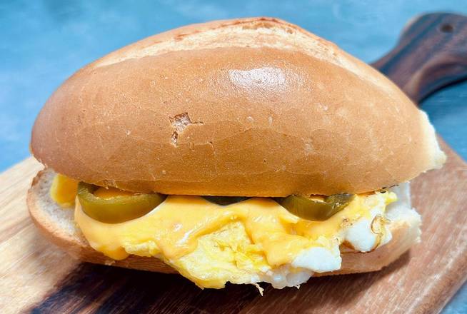 Order Egg & Cheese Breakfast Sandwich food online from Orbit Coffee store, San Jose on bringmethat.com