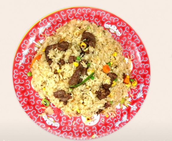 Order 44. Beef Fried Rice food online from OMART Coffee Shop store, Killeen on bringmethat.com