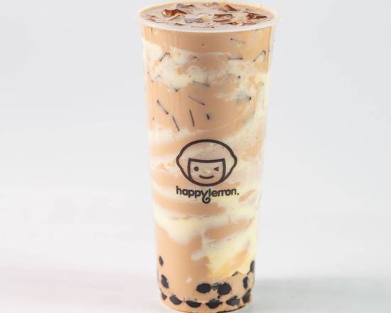Order A4. Boba Tea with Boba & Puff Cream food online from Happy Lemon store, National City on bringmethat.com