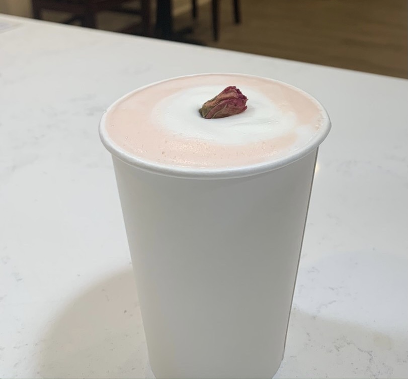 Order Rose Latte Special food online from Sweeteria store, Silver Spring on bringmethat.com