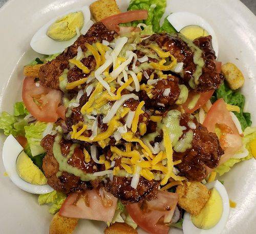 Order Boneless Wing Salad food online from Throwbacks Bar And Grill store, Riverside on bringmethat.com