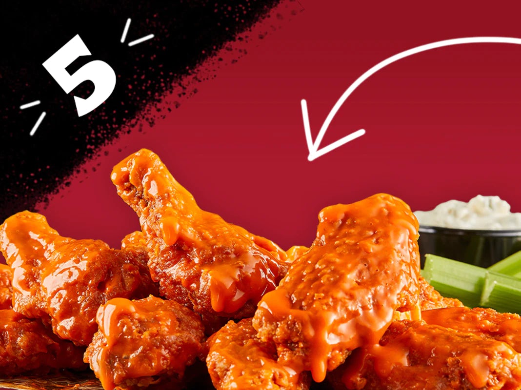 Order 5 Piece Wing food online from Wing Nut store, Lancaster on bringmethat.com