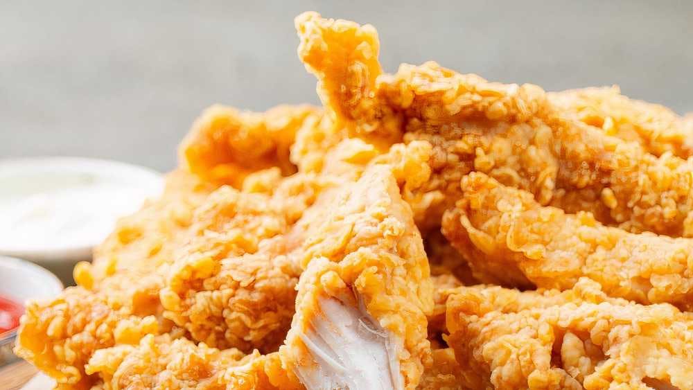 Order Chicken Tenders Only - 2 Pieces food online from Super Kennedy Chicken store, Bronx on bringmethat.com