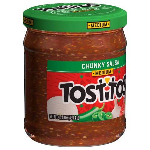 Order Tostitos · Medium Chunky Salsa (15.5 oz) food online from Mesa Liquor store, Mesa on bringmethat.com