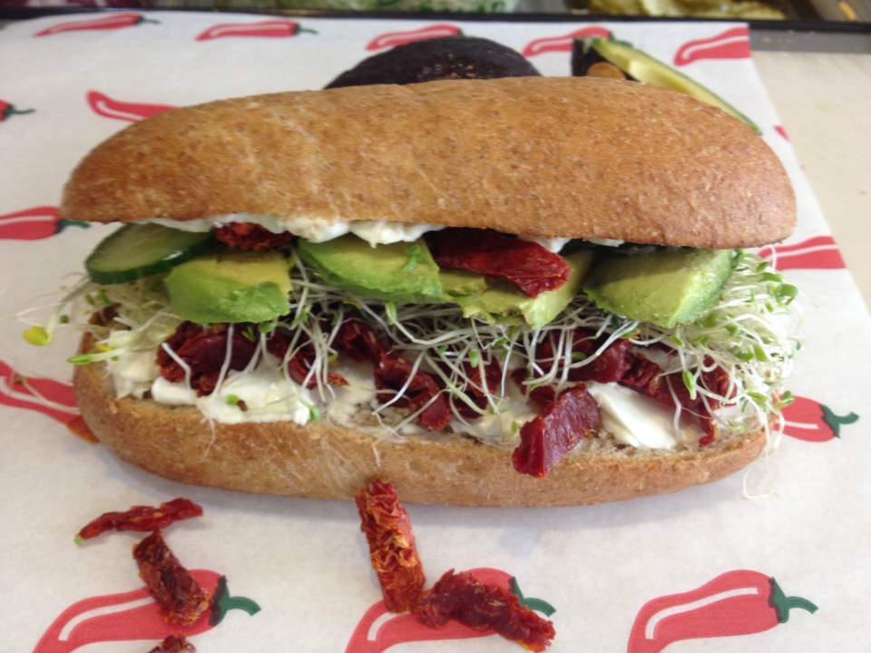 Order Veggie Sandwich Lunch food online from Sammy Cafe store, San Francisco on bringmethat.com