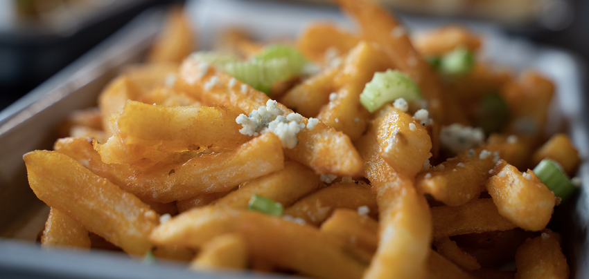 Order Buffalo Bleu Cheese Fries food online from Beerhead Bar & Eatery store, Painesville on bringmethat.com