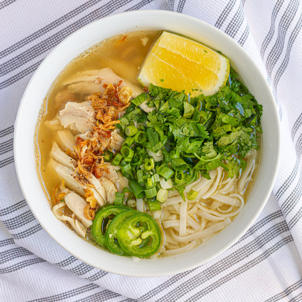 Order Chicken Pho Noodle Soup food online from Red Pepper Chinese Restaurant store, RICHFIELD on bringmethat.com