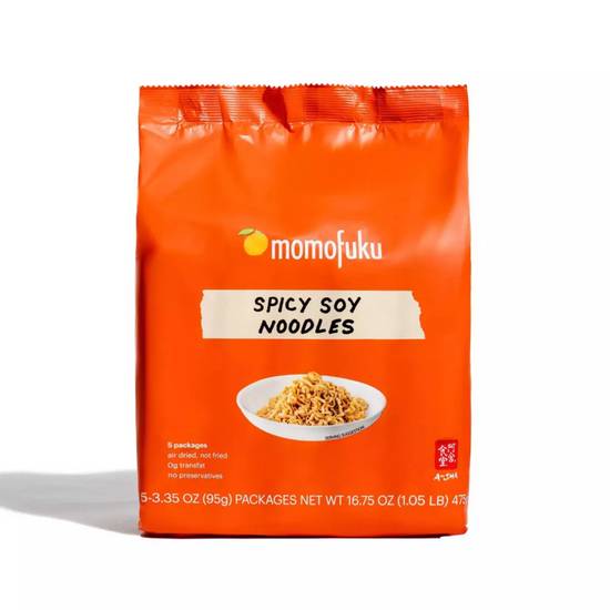 Order Momofuku Spicy Soy Noodles 16.75oz food online from Everyday Needs by Gopuff store, Waltham on bringmethat.com