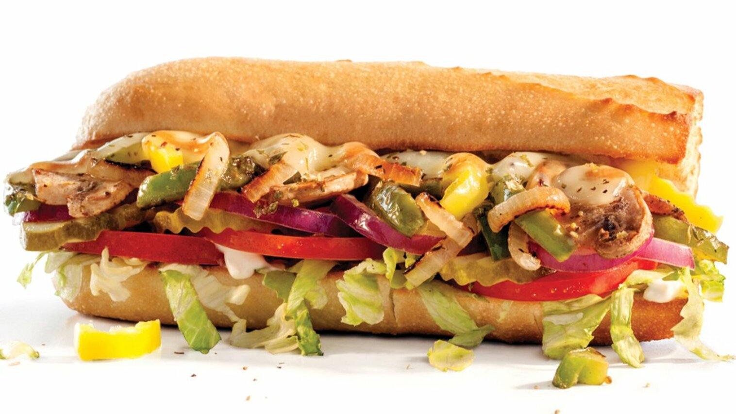 Order Grilled Veggie food online from Penn Station store, Macedonia on bringmethat.com