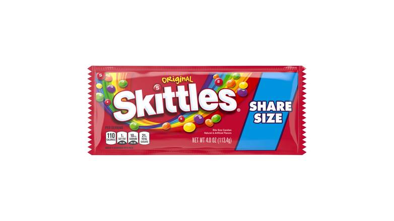 Order Skittles Original Chewy Candy Share Size food online from Route 7 Food Mart store, Norwalk on bringmethat.com
