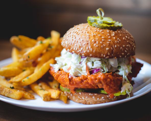 Order Nashville Hot Chicken Sandwich food online from Pedal Haus Brewery store, Chandler on bringmethat.com