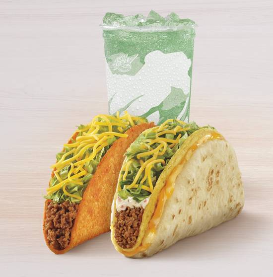 Order Cheesy Gordita Crunch Cravings Trio food online from Taco Bell store, Eau Claire on bringmethat.com