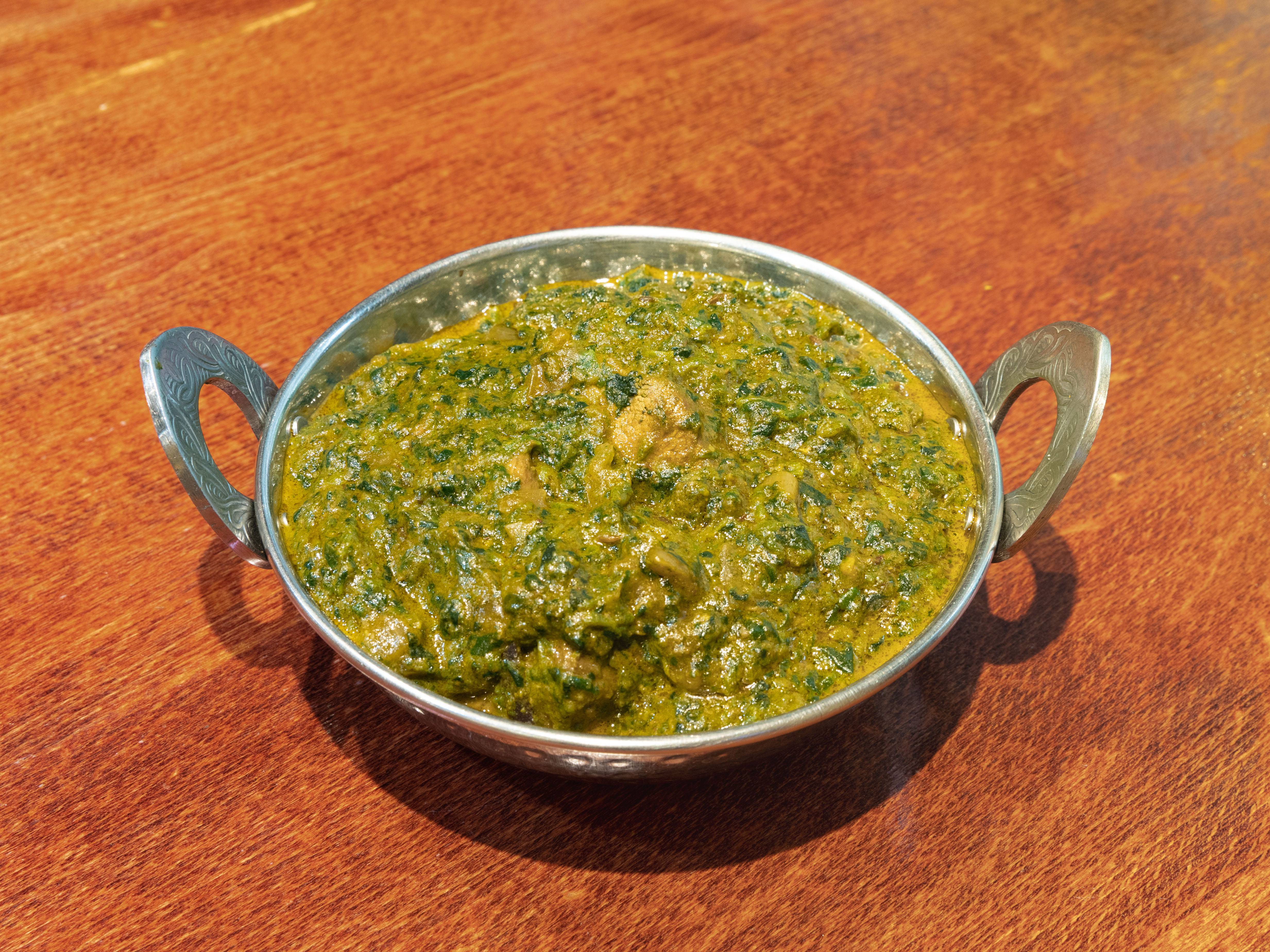 Order Saag Curry food online from Curry heights store, Brooklyn on bringmethat.com