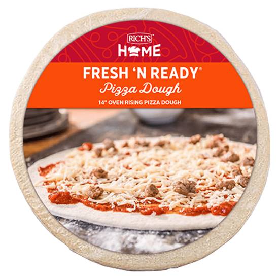 Order Fresh 'N Ready Frozen Oven Rising Sheeted Pizza Dough 14in 24oz food online from Everyday Needs by Gopuff store, Roseville on bringmethat.com