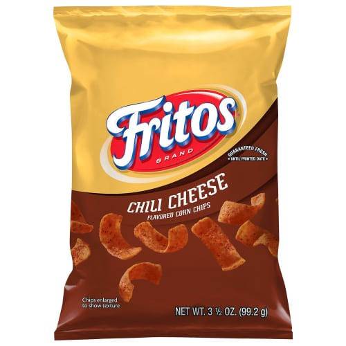 Order Fritos · Chili Cheese Flavored Corn Chips (3.5 oz) food online from Mesa Liquor store, Mesa on bringmethat.com