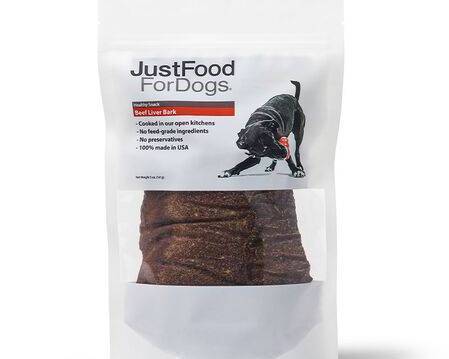 Order Beef Liver Bark Treats for Dogs (5 oz) food online from Just Food For Dogs store, San Diego on bringmethat.com