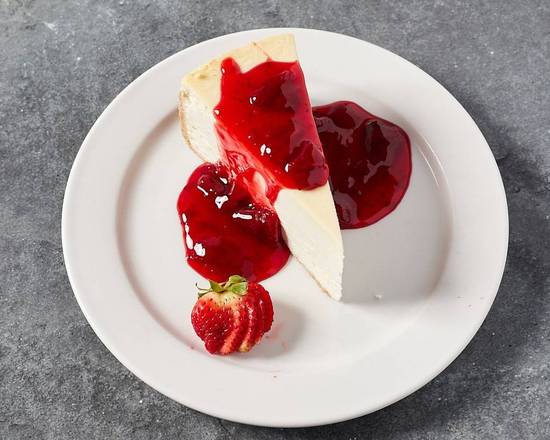 Order NY Cheesecake w/ Strawberry Topping food online from Mama's Pizza & Pasta store, Matthews on bringmethat.com