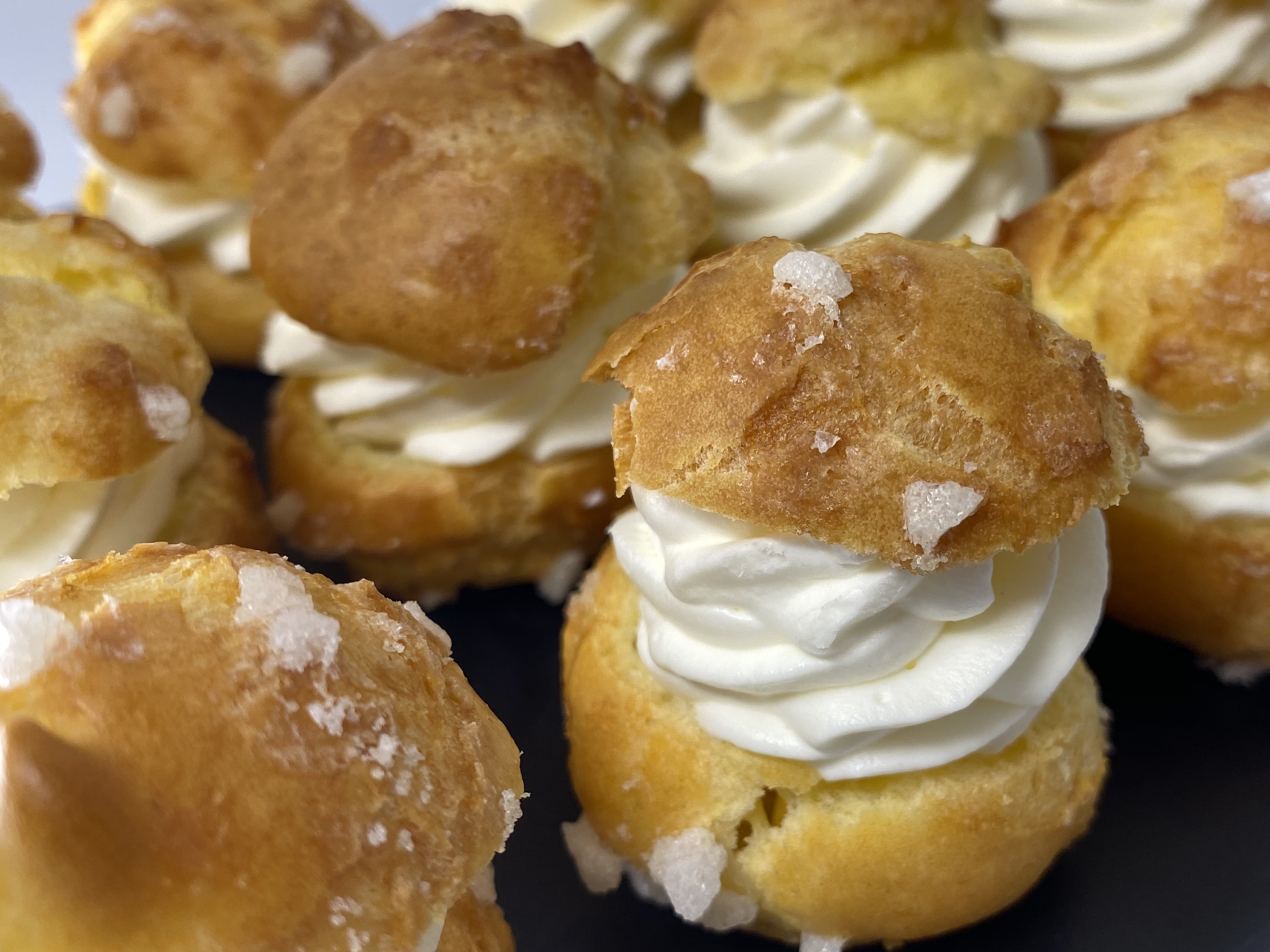 Order Whipped Cream Choux Pastry food online from Astoria Bakery & Cafe store, New York on bringmethat.com