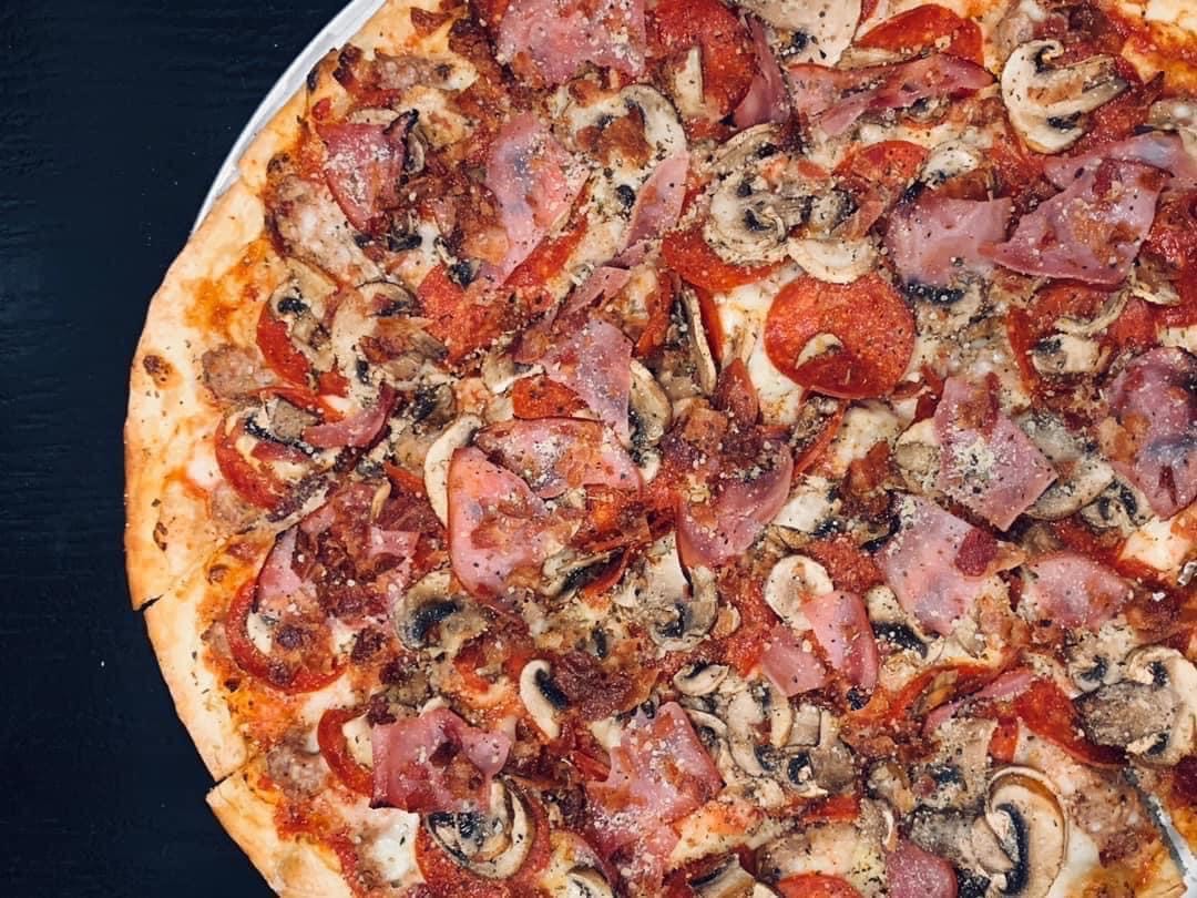 Order Meat Lovers Pizza food online from Salamone North store, Rockford on bringmethat.com