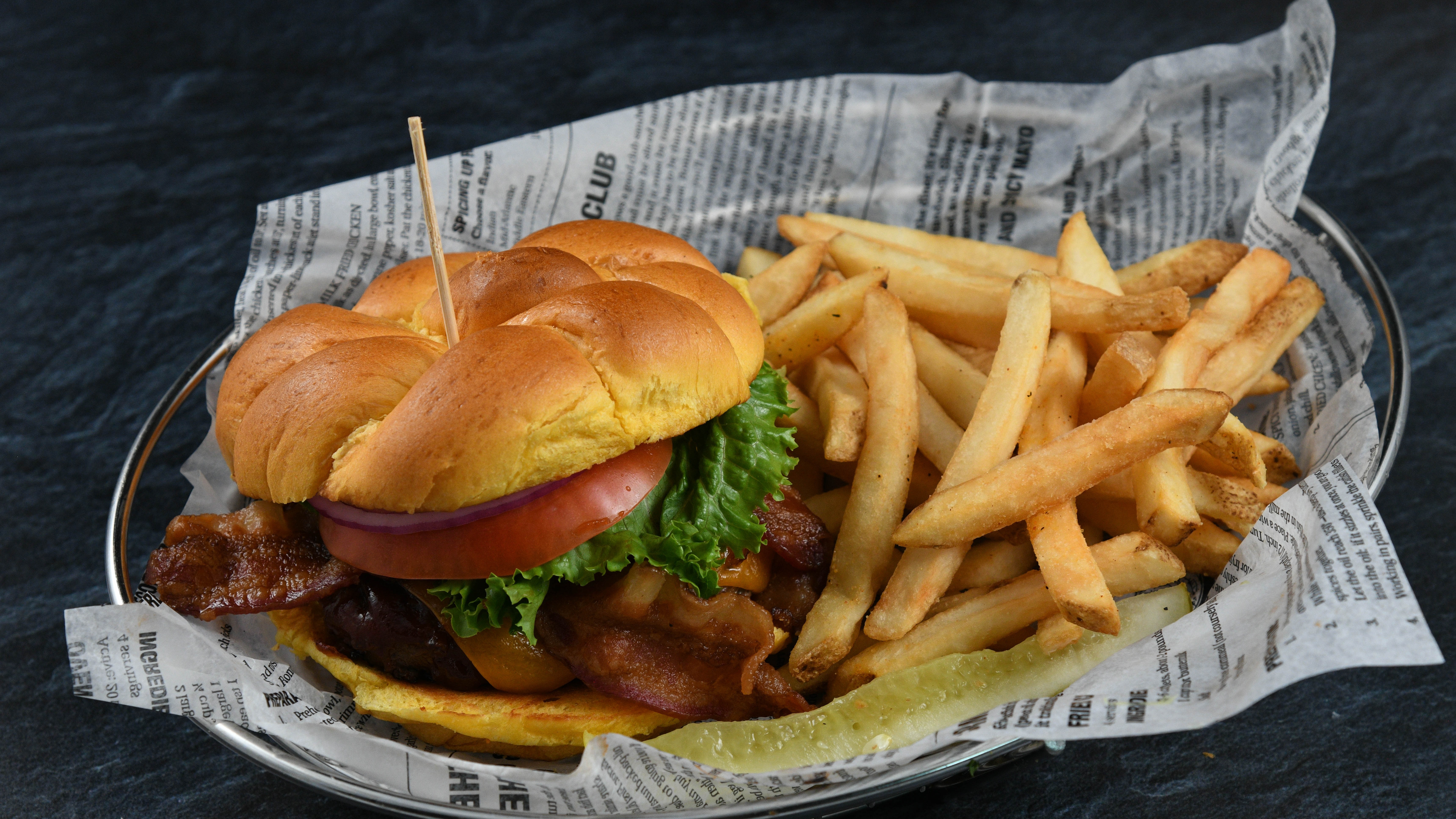 Order BBQ Bacon Cheeseburger food online from Rainforest Cafe store, Atlantic City on bringmethat.com