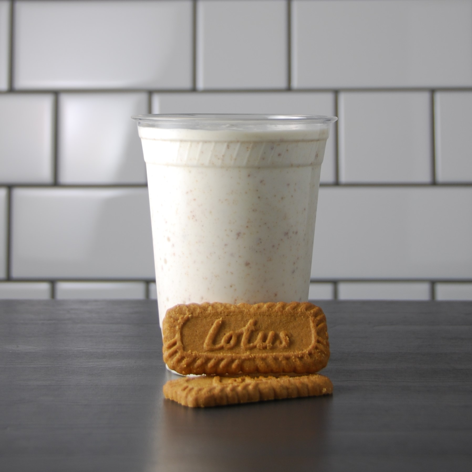 Order Speculoos Cookies & Cream Milkshake (16 oz) food online from Waffallonia store, Pittsburgh on bringmethat.com