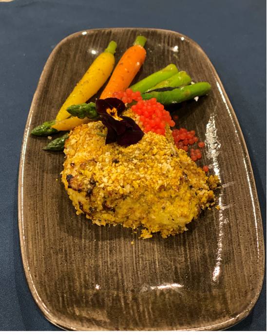Order Clay Oven Roasted Chilean Sea Bass (CN) food online from Raag Indian Cuisine store, Minneapolis on bringmethat.com