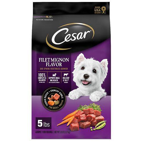 Order Cesar Dry Dog Food Filet Mignon - 5.0 lb food online from Walgreens store, Green Cove Springs on bringmethat.com