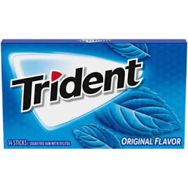 Order Trident Original Blue Gum food online from The Ice Cream Shop store, Providence on bringmethat.com