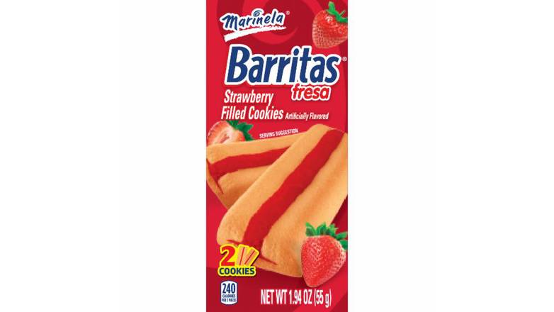 Order Barritas. Strawberry Filled Cookies Artificially Flavored food online from Route 7 Food Mart store, Norwalk on bringmethat.com