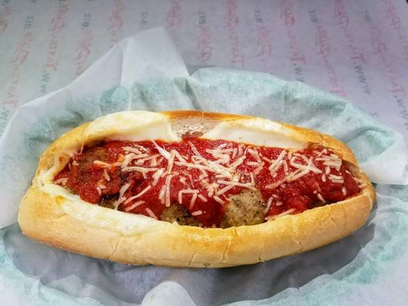 Order 8" Meatball food online from Famous Philly Cheesesteak & Wings store, Denver on bringmethat.com