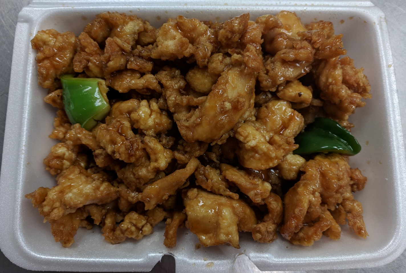 Order L26. General Tso's Chicken Lunch food online from Golden Pearl store, Salt Lake City on bringmethat.com