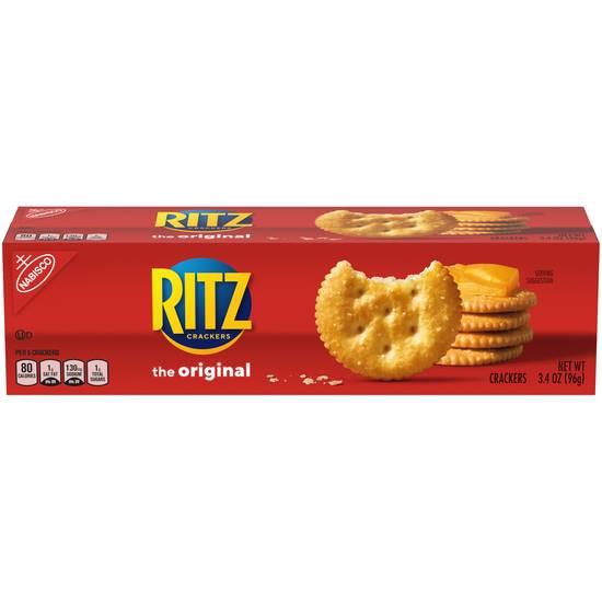 Order Nabisco Ritz Crackers (3.47 oz) food online from Rite Aid store, Eugene on bringmethat.com