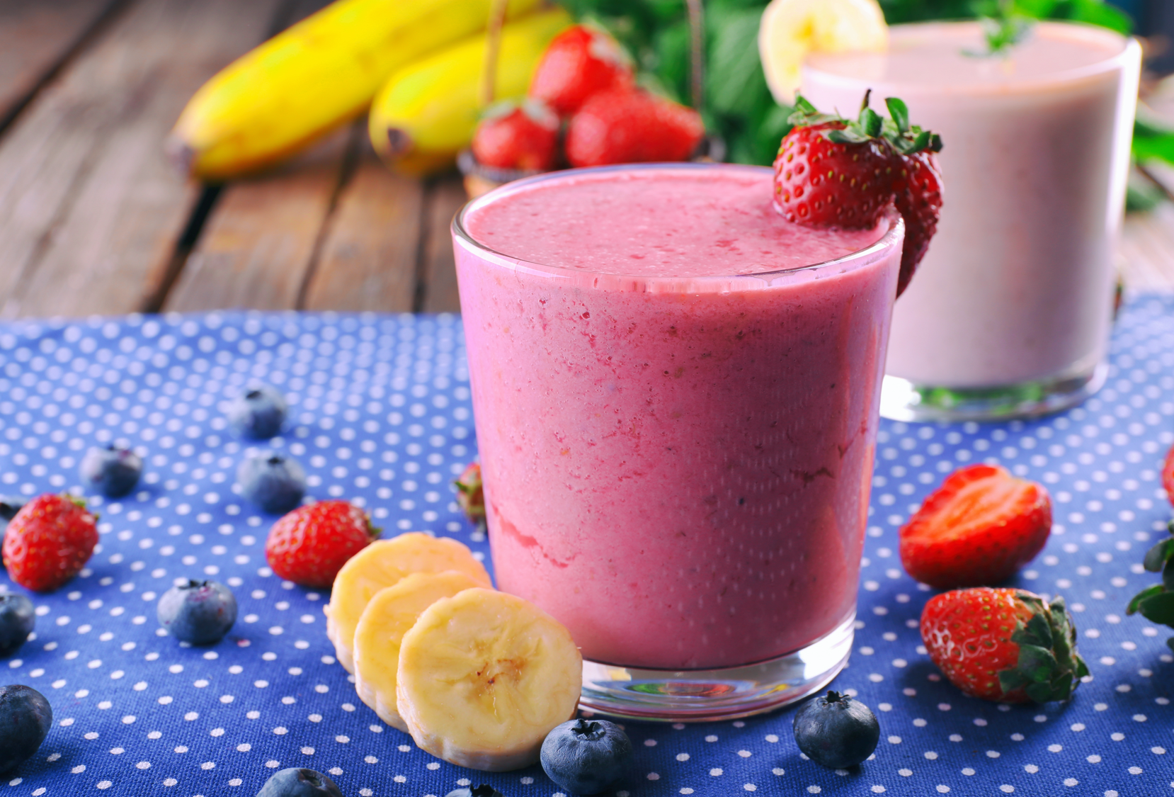 Order Strawberry Banana smoothie food online from Dragonfly store, Linden on bringmethat.com
