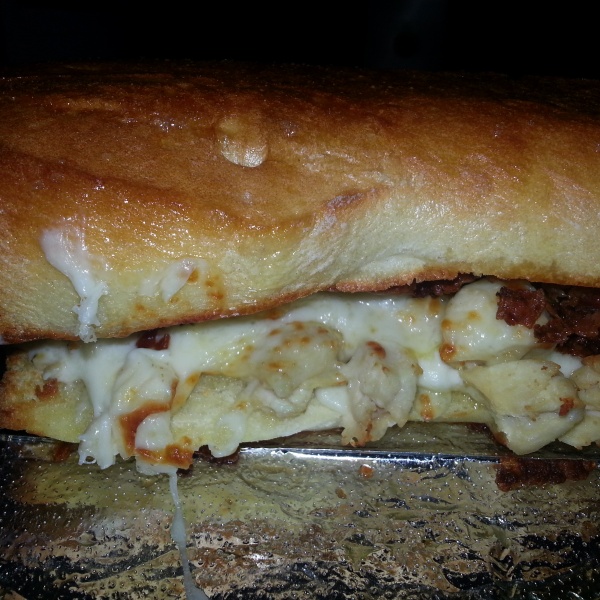 Order Chicken Parmesan Baked Sandwich food online from Papa Ray's Pizza store, Daly City on bringmethat.com